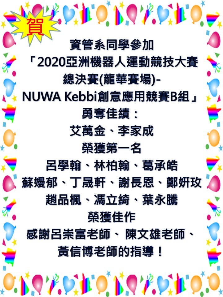 得獎海報